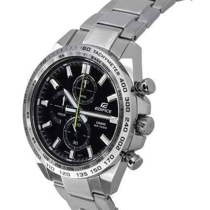 Casio Edifice Standard Chronograph Stainless Steel Black Dial Quartz EFR-574D-1A 100M Men's Watch