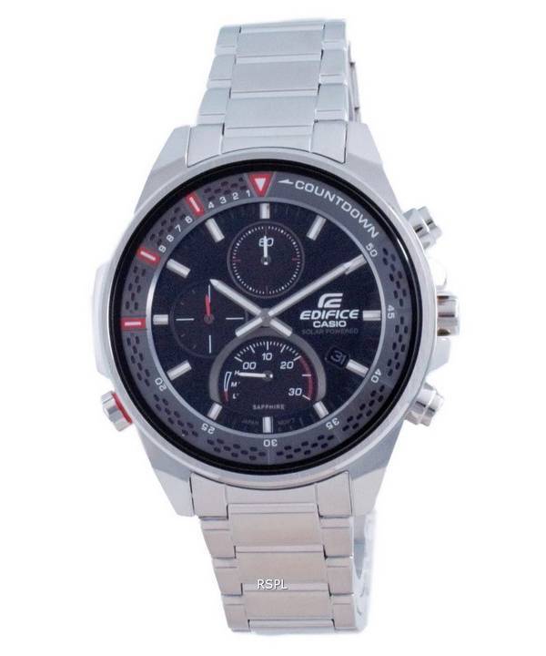 Casio Edifice Slim Analog Chronograph Solar EFS-S590D-1A EFSS590D-1 100M Men's Watch