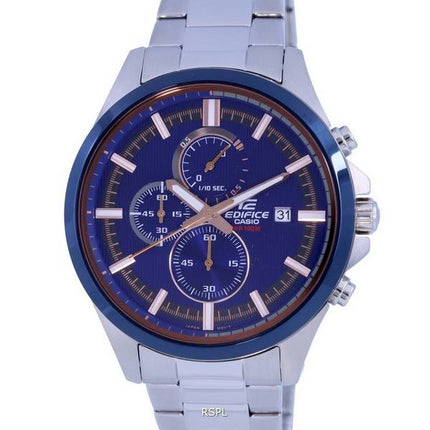 Casio Edifice Chronograph Analog Stainless Steel Quartz EFV-520DB-2A.G EFV520DB-2 100M Mens Watch