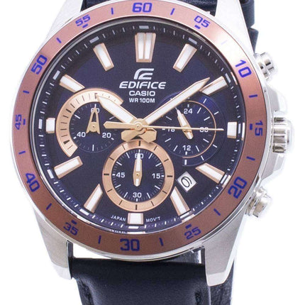 Casio Edifice EFV-570L-2BV EFV570L-2BV Chronograph Quartz Men's Watch