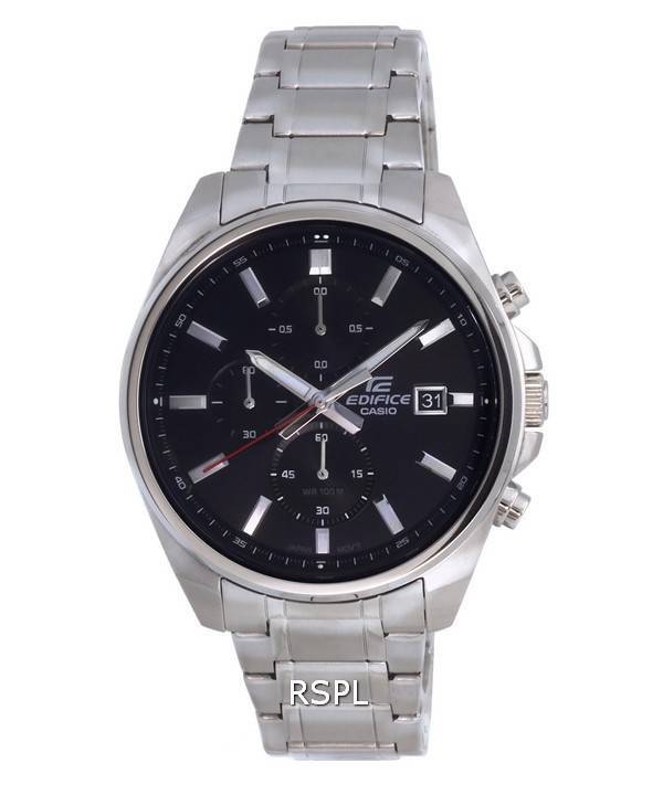 Casio Edifice Standard Chronograph Analog Quartz EFV-610D-1A EFV610D-1 100M Mens Watch