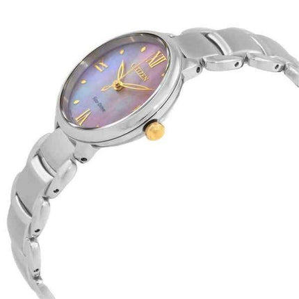 Citizen L Series Eco-Drive Stainless Steel Mother of Pearl Dial EM0927-87Y Women's Watch