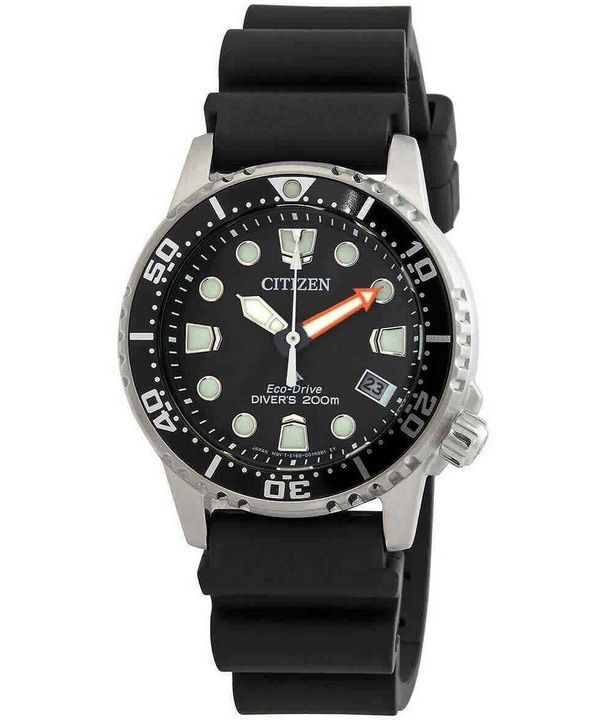 Citizen Promaster Dive Eco-Drive Polycarbonate Strap Black Dial Diver's EO2020-08E 200M Women's Watch