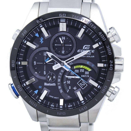 Casio Edifice Tough Solar Filght Mode Bluetooth Tachymeter EQB-501XDB-1A Men's Watch