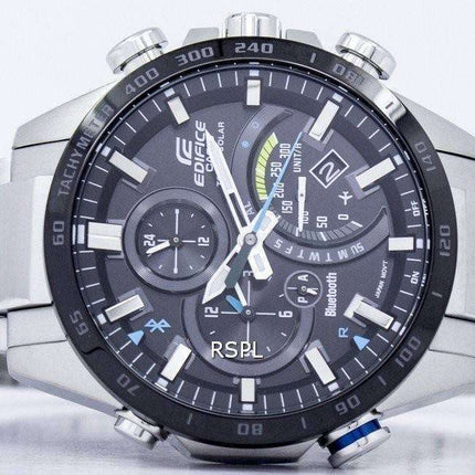 Casio Edifice Tough Solar Filght Mode Bluetooth Tachymeter EQB-501XDB-1A Men's Watch