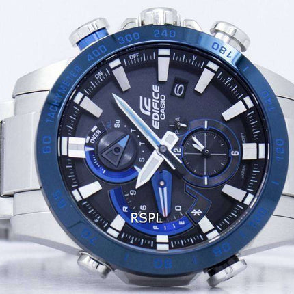 Casio Edifice Smartphone Link Dual Time Tough Solar EQB-800DB-1A EQB800DB-1A Men's Watch