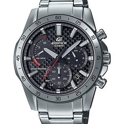 Casio Edifice Chronograph Analog Solar EQS-930D-1A EQS930D-1 100M Men's Watch