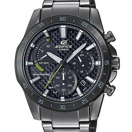 Casio Edifice Chronograph Analog Solar EQS-930DC-1A EQS930DC-1 100M Men's Watch