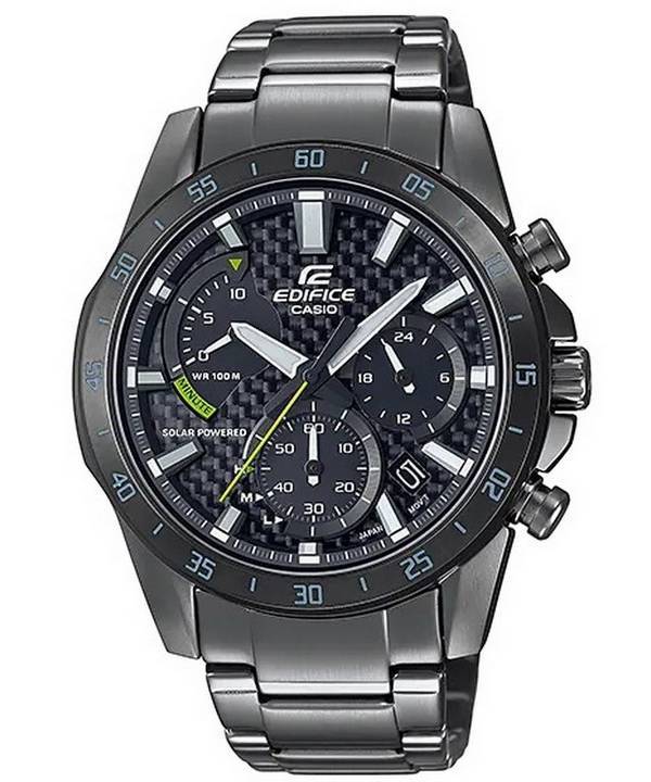 Casio Edifice Chronograph Analog Solar EQS-930DC-1A EQS930DC-1 100M Men's Watch