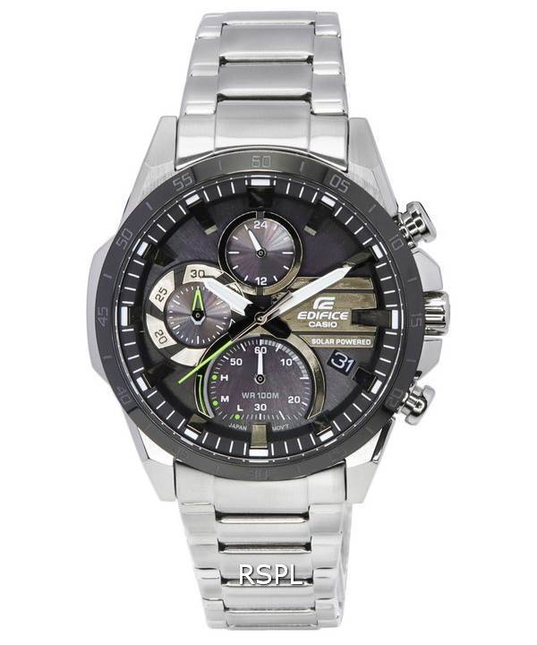 Casio Edifice Smartphone Link Chronograph Analog Solar Powered EQS-940DB-1A EQS940DB-1 100M Men's Watch