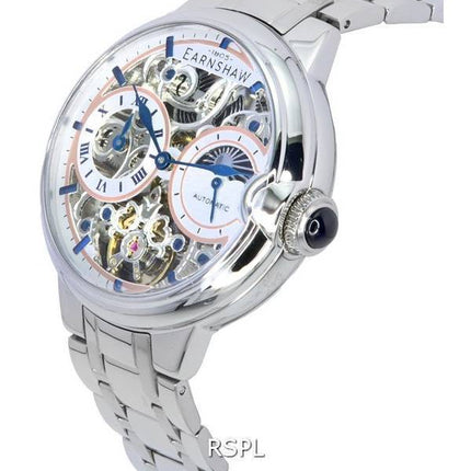 Thomas Earnshaw Barallier Sun And Moon Phase Skeleton Dial Automatic ES-8242-77 Mens Watch