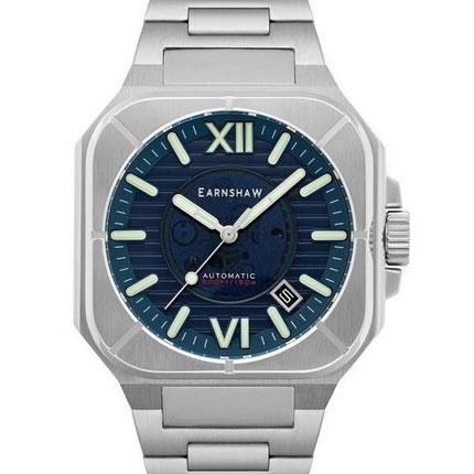 Thomas Earnshaw Armoury Sea Blue Skeleton Dial Automatic ES-8258-33 150M Mens Watch