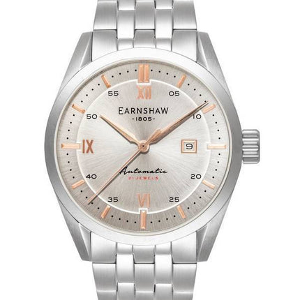 Thomas Earnshaw Smith Precisto Silver Dial Automatic ES-8811-33 Mens Watch