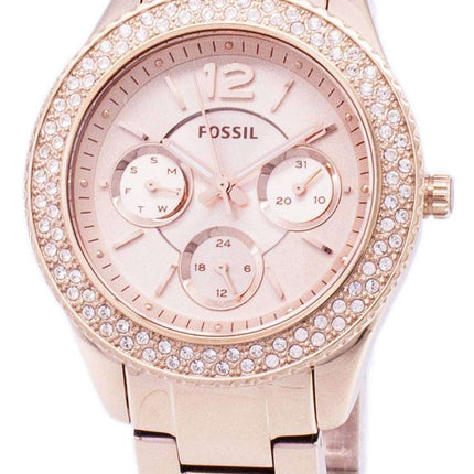 Fossil Stella Multifunction Crystal-Accented ES3590 Womens Watch