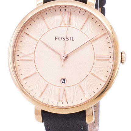 Fossil Jacqueline Quartz Gray Leather ES3707 Women's Watch