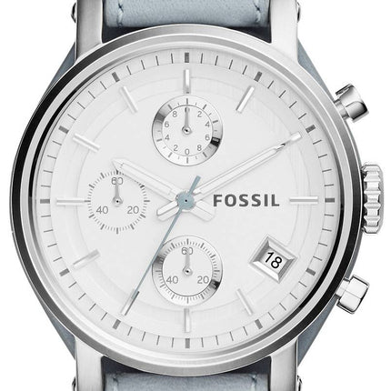 Fossil Original BoyFriend Chronograph White-Silver Dial ES3820 Womens Watch