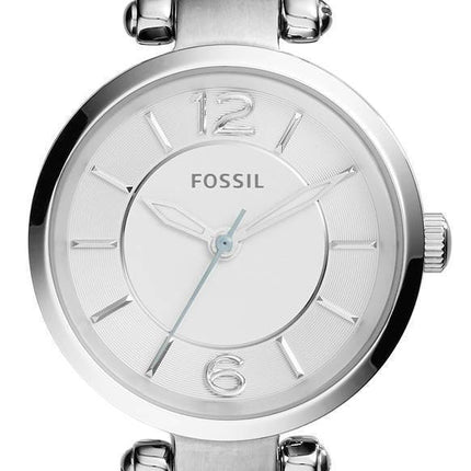 Fossil Georgia Mini Quartz Smokey Blue Leather Strap ES3822 Womens Watch