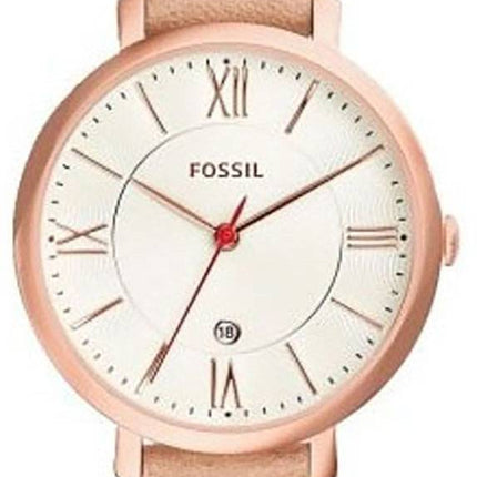 Fossil Jacqueline Leather Strap ES3870SET Women's Watch