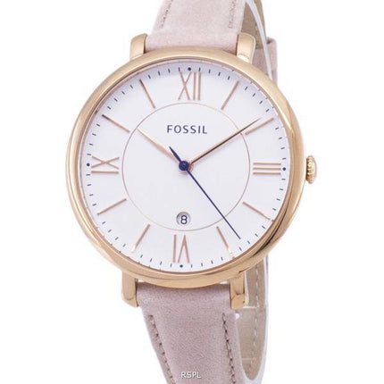 Fossil Jacqueline Quartz Blush Leather Strap ES3988 Womens Watch