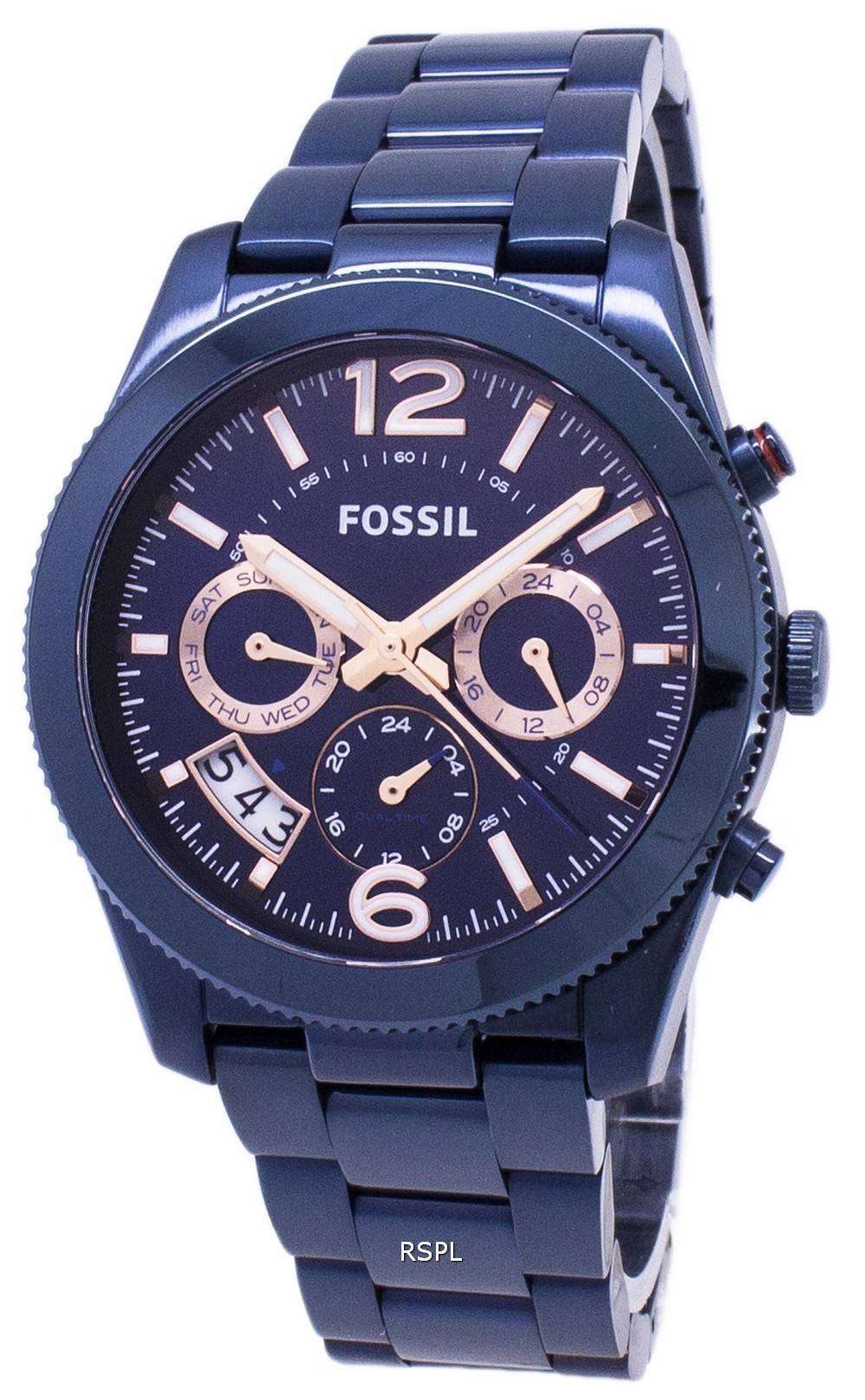 Fossil Perfect Boyfriend Multifunction Dual Time Quartz ES4093