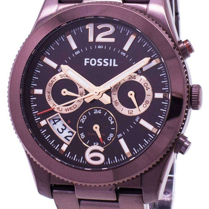 Fossil Perfect Boyfriend Multifunction Dual Time GMT Quartz ES4110