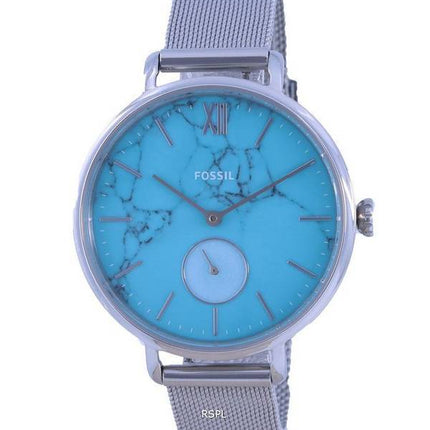 Fossil Kalya Blue Dial Stainless Steel Quartz ES5075 Women's Watch