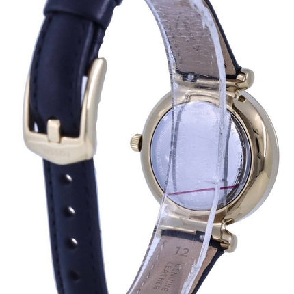 Fossil Carlie Crystal Accents Leather Silver Dial Quartz ES5127 Womens Watch