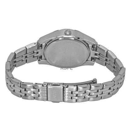 Fossil Scarlette Stainless Steel Pink Sunray Dial Quartz ES5403 Women's Watch