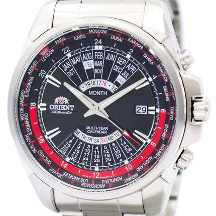 Orient Automatic Multi Year Calendar World Time EU0B001B Men's Watch