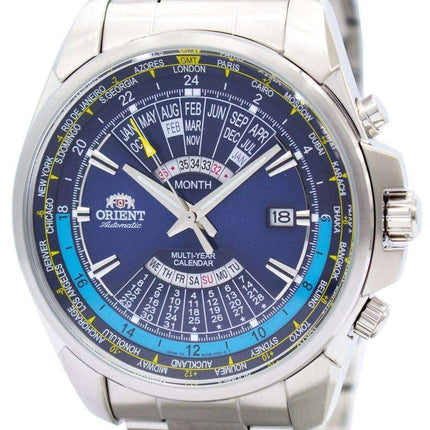 Orient Automatic Multi Year Calendar World Time EU0B002D Mens Watch