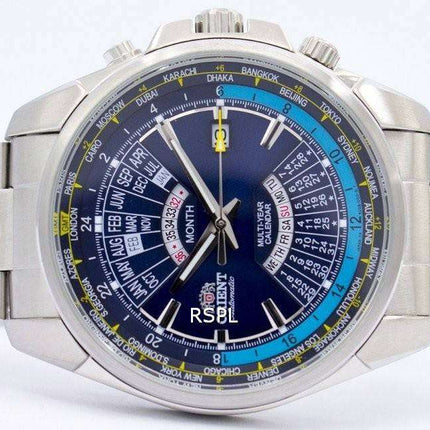 Orient Automatic Multi Year Calendar World Time EU0B002D Mens Watch