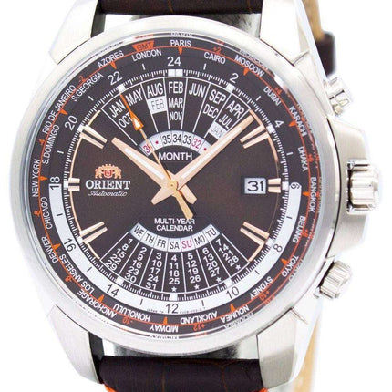Orient Automatic Multi Year Calendar World Time EU0B004T Mens Watch