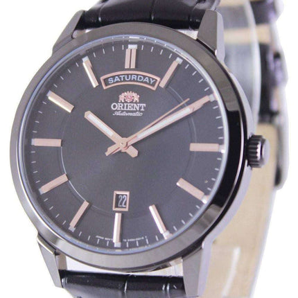 Orient Classic Automatic Black Dial Leather Strap EV0U001B Men's Watch