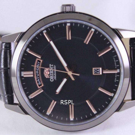 Orient Classic Automatic Black Dial Leather Strap EV0U001B Men's Watch