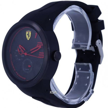Ferrari Scuderia Analog Silicon Black Dial Quartz F0830394.G Mens Watch