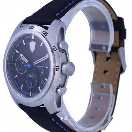 Ferrari Scuderia Primato Chronograph Leather Quartz F0830445.G Mens Watch