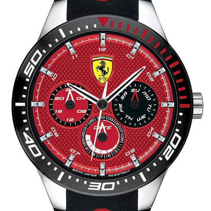 Ferrari Scuderia Redrev T Silicon Band Quartz 0830588 Men's Watch