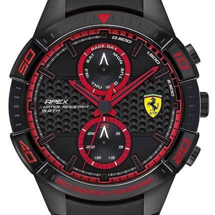Ferrari Scuderia Apex Silicon Band Quartz 0830634 Men's Watch