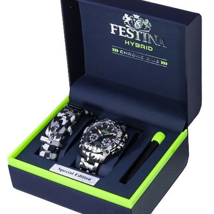 Festina Chronograph Bike Hybrid Connected Special Edition Black Dial Quartz F20545-1 100M Women's Watch
