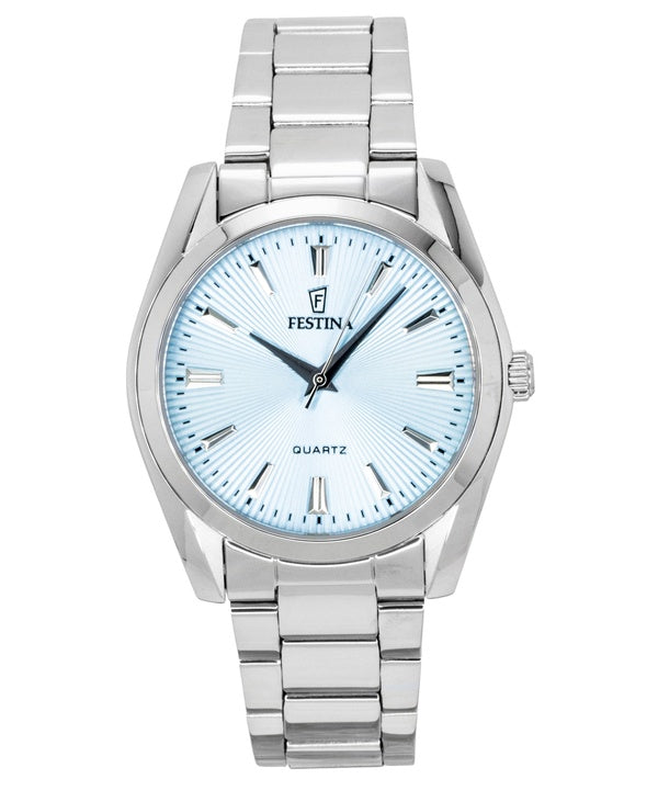 Festina Boyfriend Stainless Steel Turquoise Dial Quartz F20622-P Women's Watch