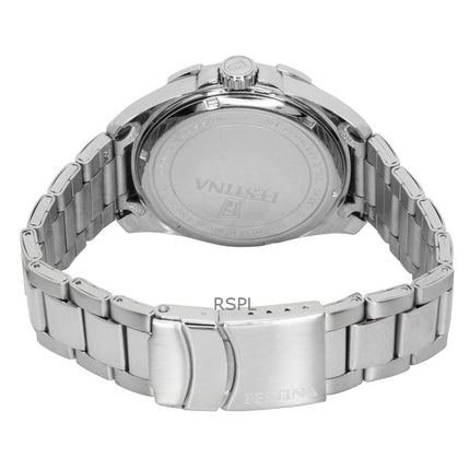 Festina Stainless Steel Multifunction White Dial Quartz F20623-1 100M Men's Watch