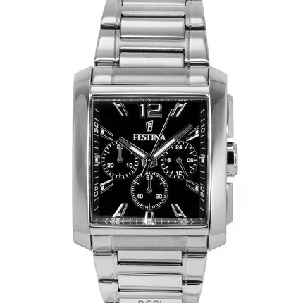 Festina Chronograph Stainless Steel Black Dial Quartz F20635-4 Men's Watch