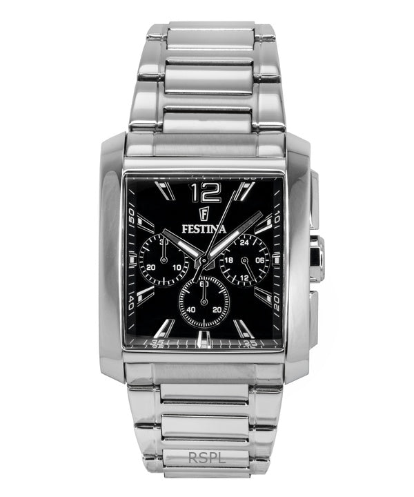 Festina Chronograph Stainless Steel Black Dial Quartz F20635-4 Men's Watch