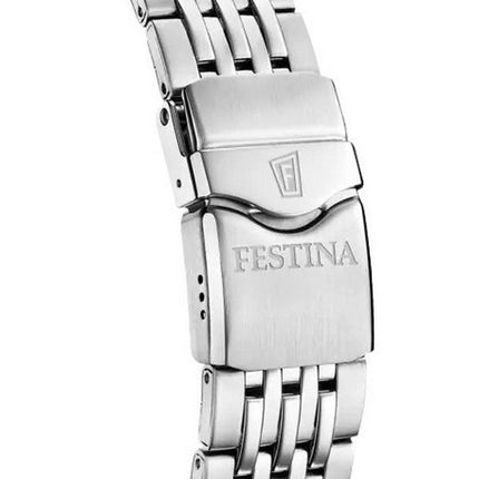 Festina The Originals Stainless Steel Black Dial Quartz Diver's F20661-3 200M Men's Watch
