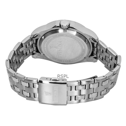 Festina Titanium Black Dial Quartz F20696-3 100M Men's Watch