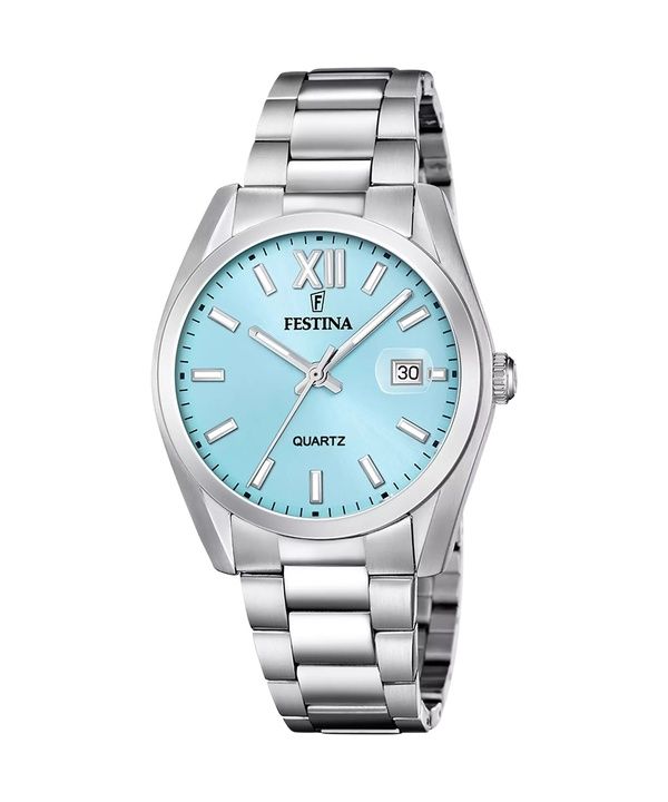 Festina Acero Clasico Stainless Steel Blue Dial Quartz F20707-2 Men's Watch