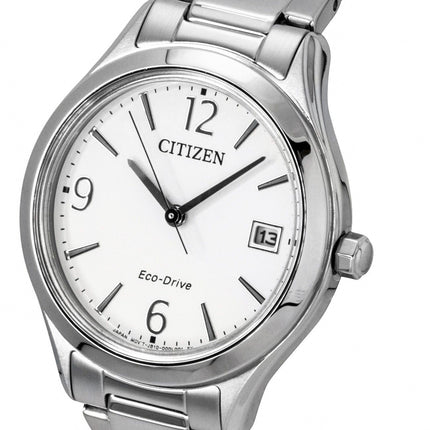 Citizen Elegance White Dial Stainless Steel Eco-Drive FE6121-67A Women's Watch