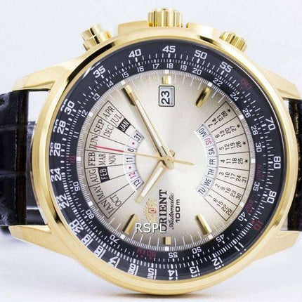 Orient Automatic Multi Year Calendar 100M FEU0700AUH Men's Watch