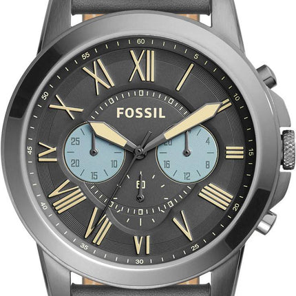 Fossil Grant Chronograph Quartz Gunmetal Dial FS5183 Men's Watch