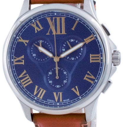 Fossil Monty Chronograph Leather Quartz FS5640 Men's Watch